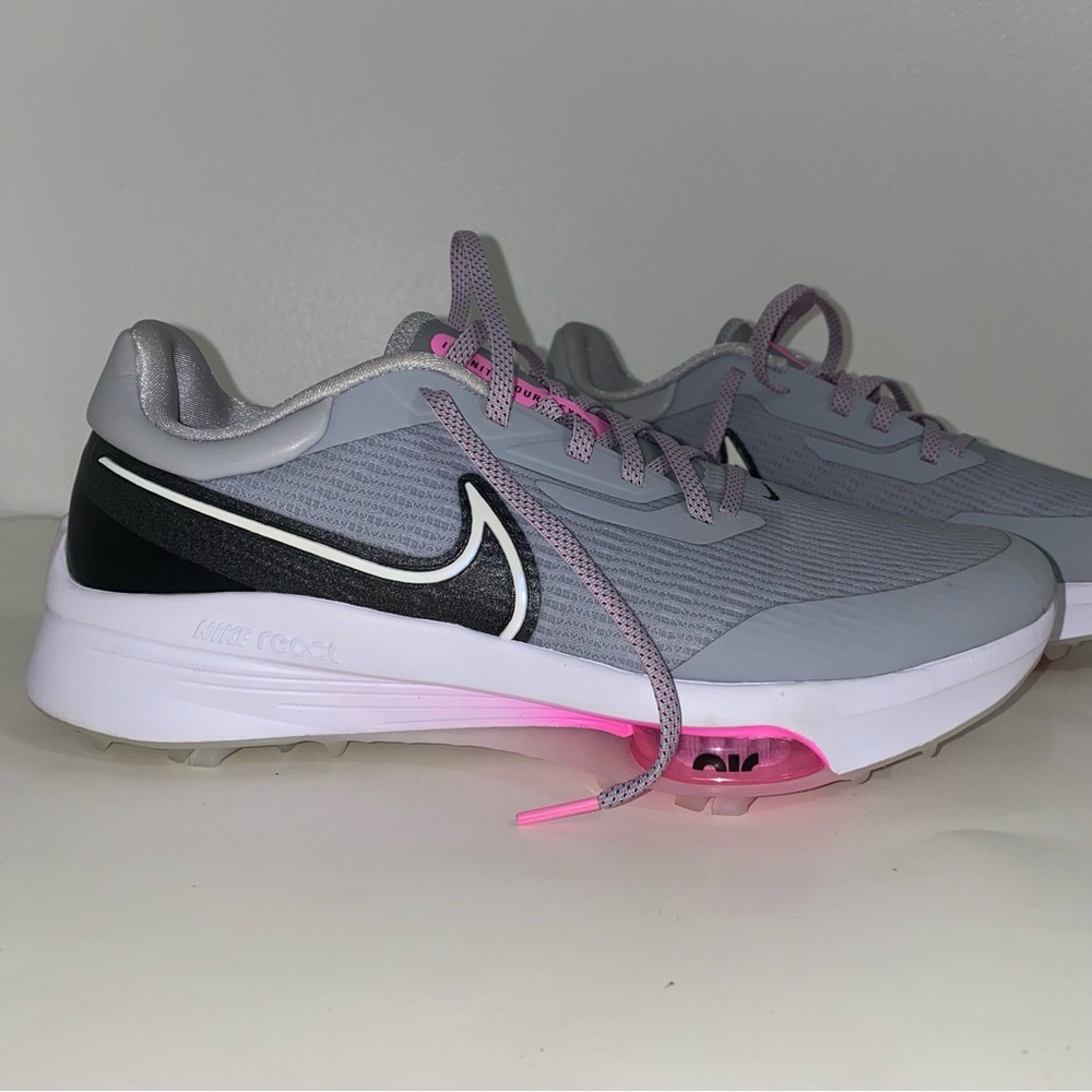NIKE Golf Shoes Air Zoom Infinity Tour NXT% Wolf Grey/Pink